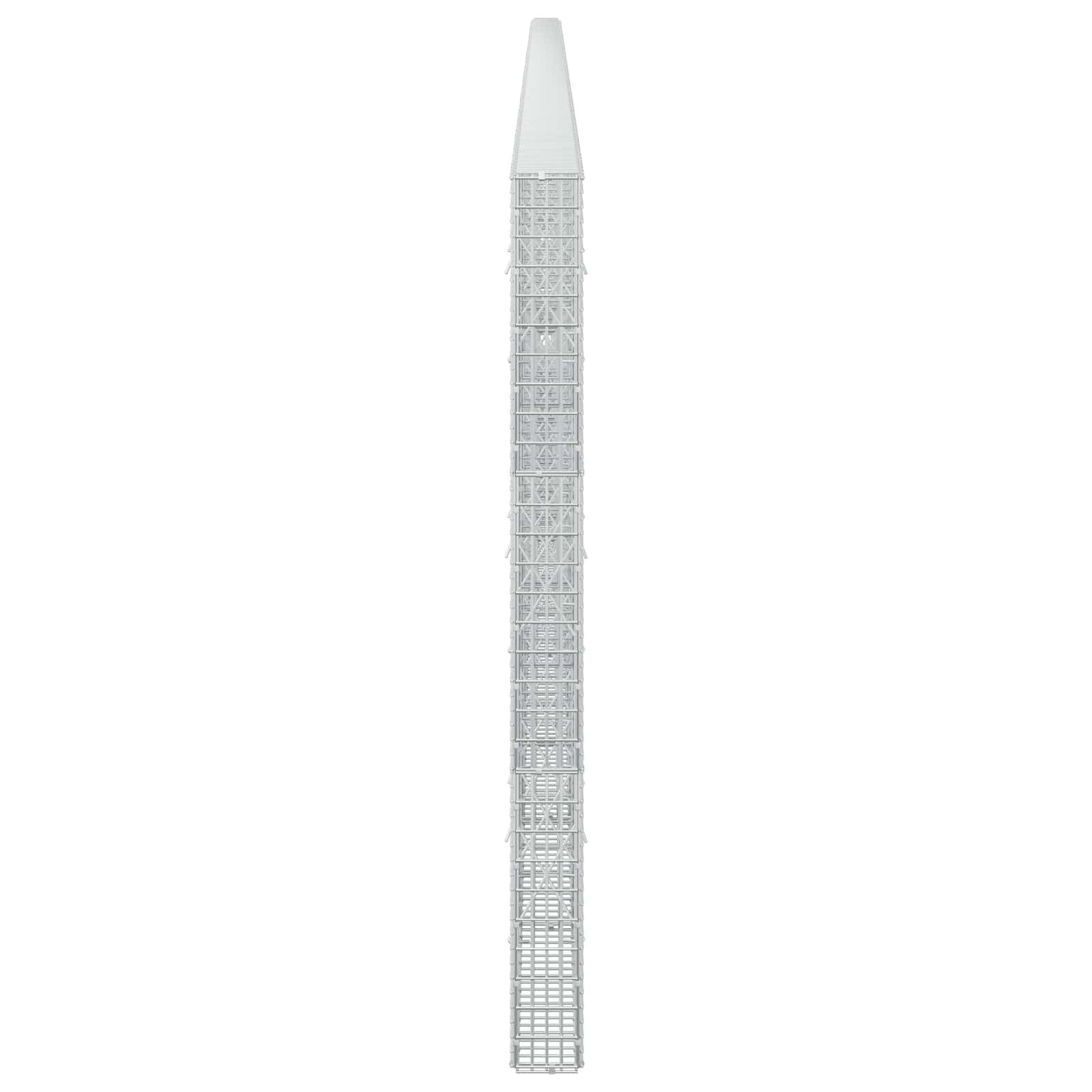 vidaXL Γκαμπιόν με σύρμα 5 mm και πλέγμα 5x2,5 cm 1100x10x150 εκ