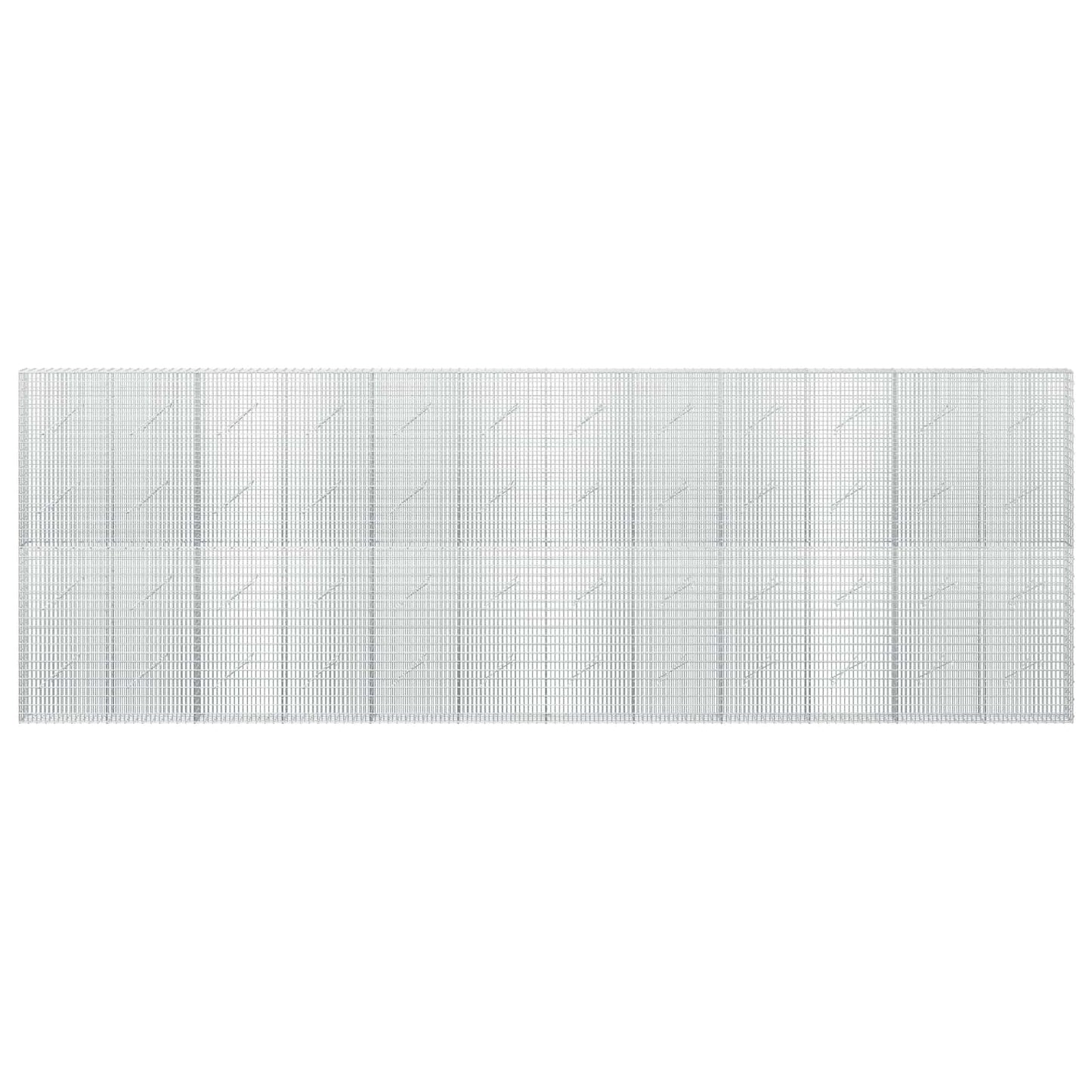 vidaXL Γκαμπιόν με σύρμα 5 mm και πλέγμα 5x2,5 cm 600x10x200 εκ