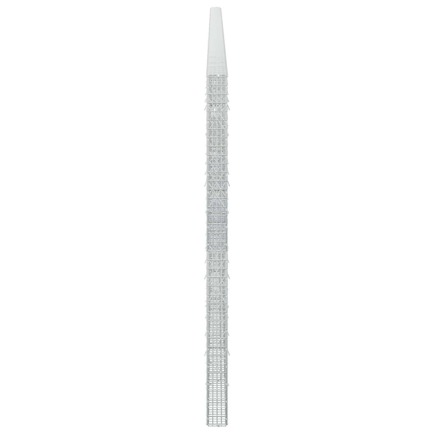 vidaXL Γκαμπιόν με σύρμα 5 mm και πλέγμα 5x2,5 cm 1000x10x200 εκ