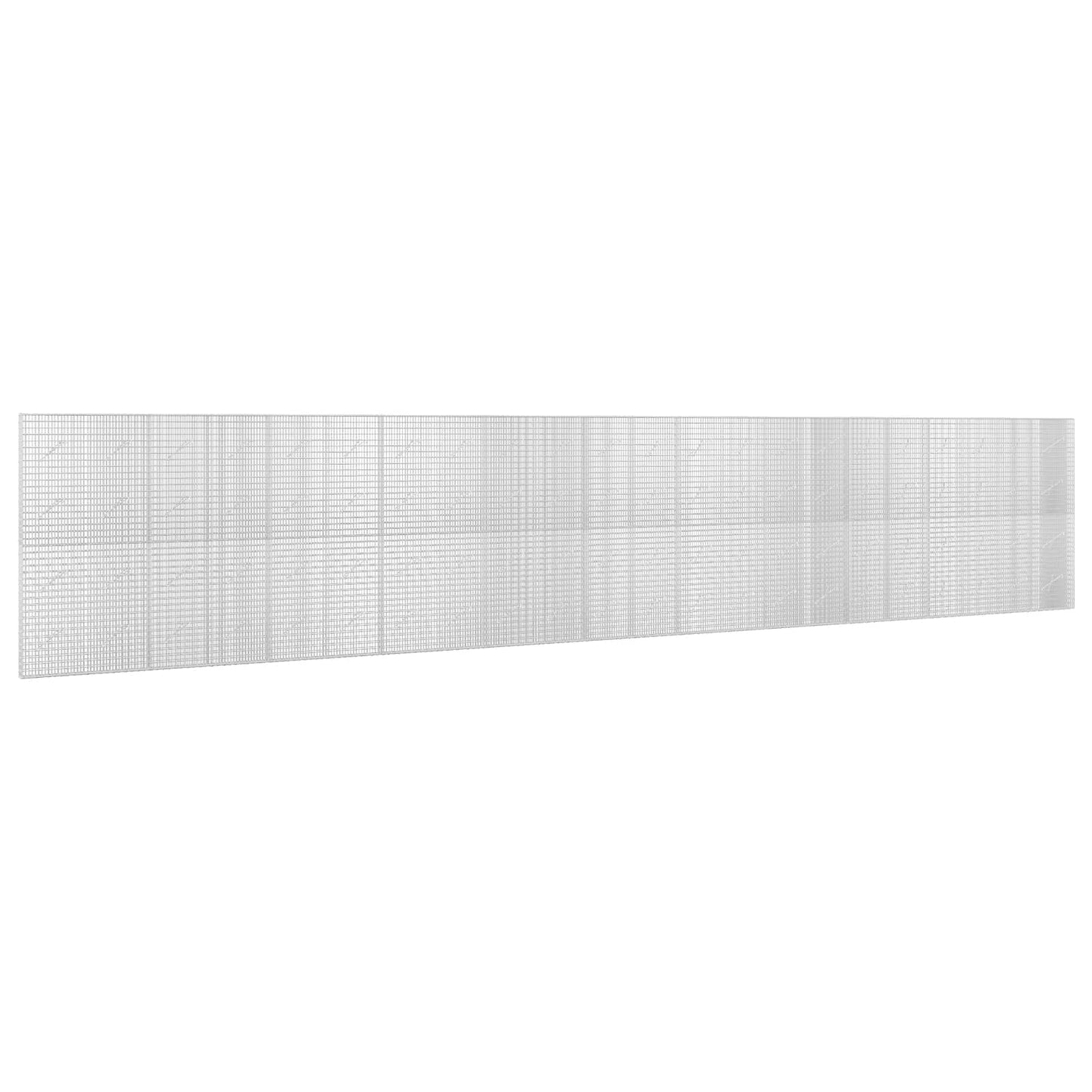 vidaXL Γκαμπιόν με σύρμα 5 mm και πλέγμα 5x2,5 cm 1100x10x200 εκ