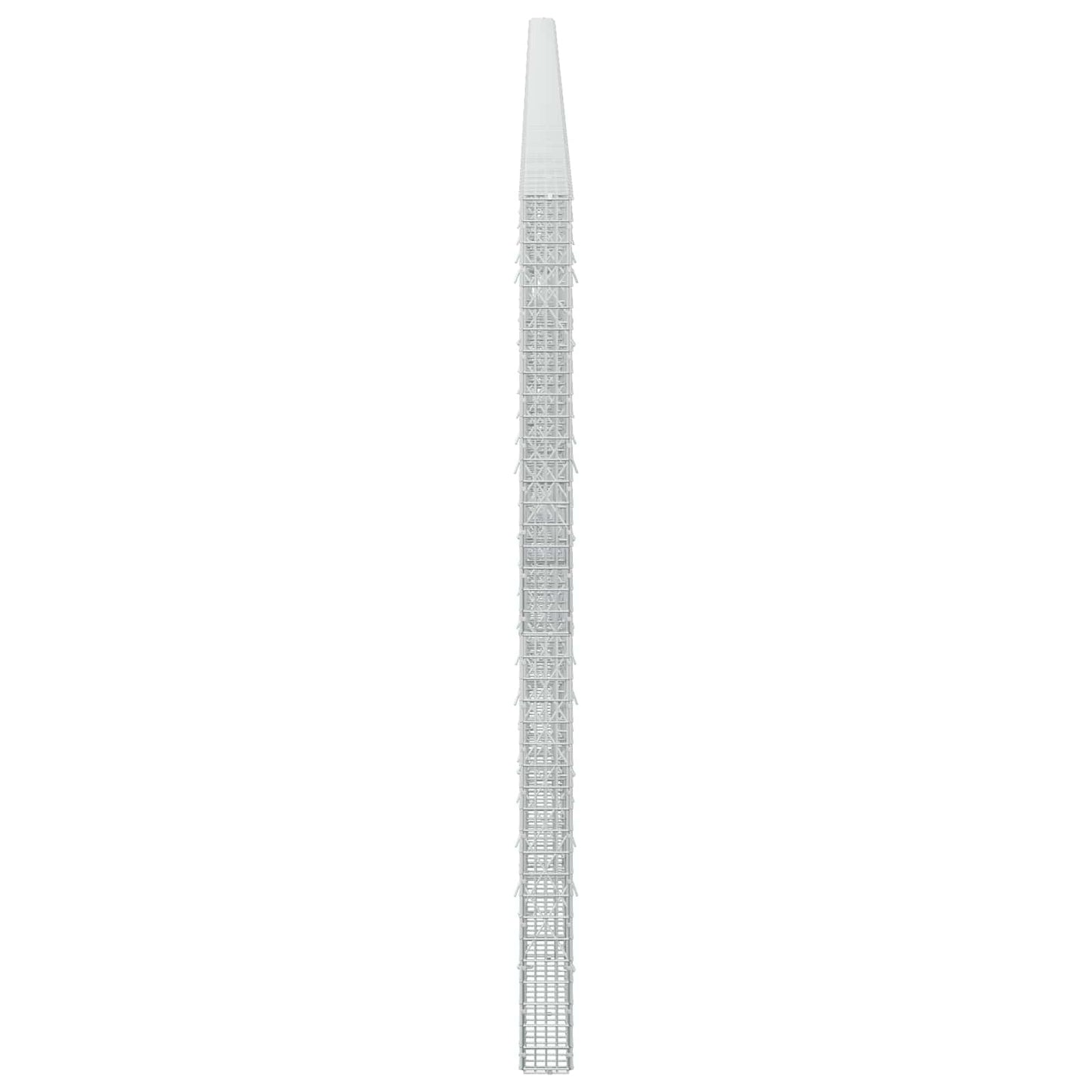 vidaXL Γκαμπιόν με σύρμα 5 mm και πλέγμα 5x2,5 cm 1100x10x200 εκ