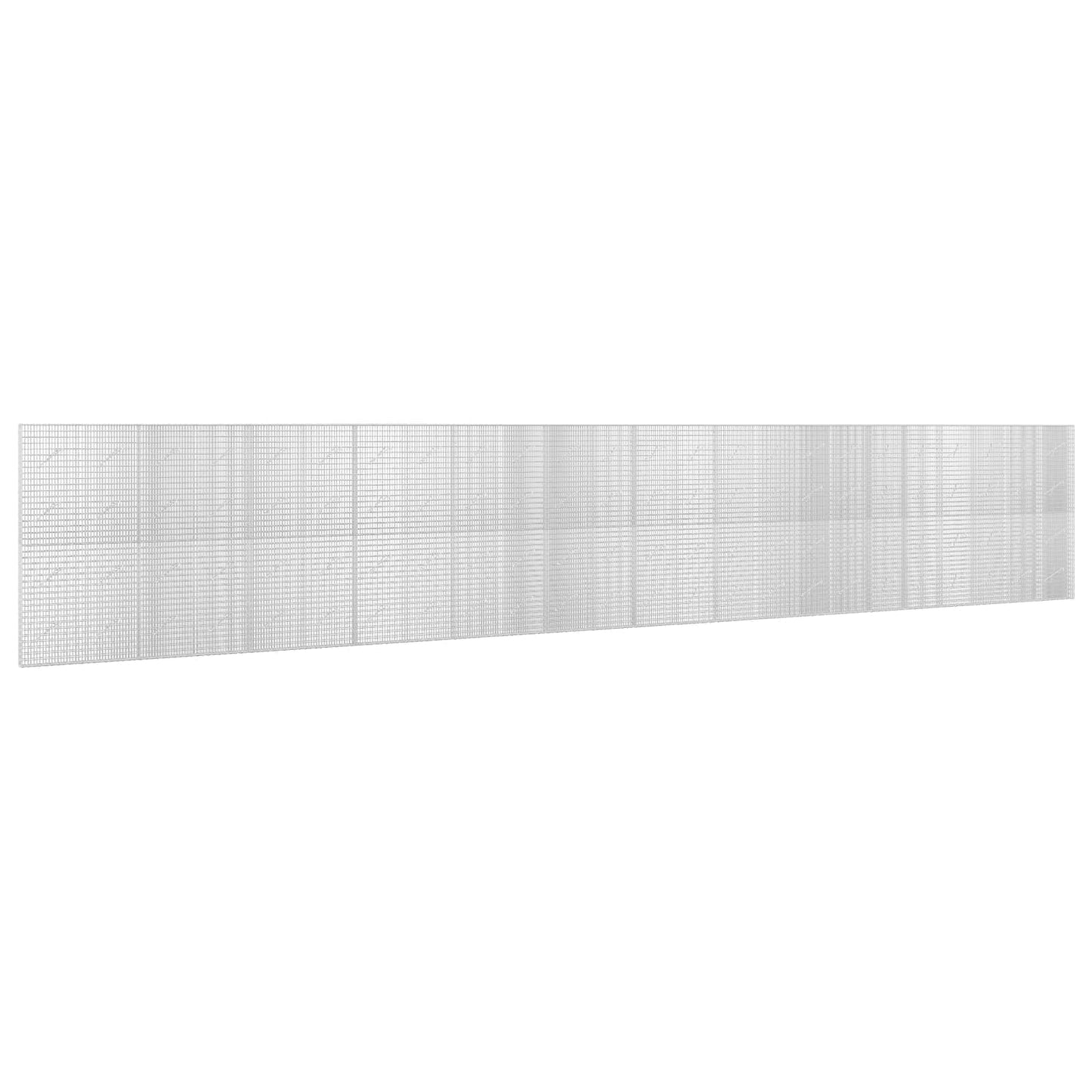 vidaXL Γκαμπιόν με σύρμα 5 mm και πλέγμα 5x2,5 cm 1200x10x200 εκ
