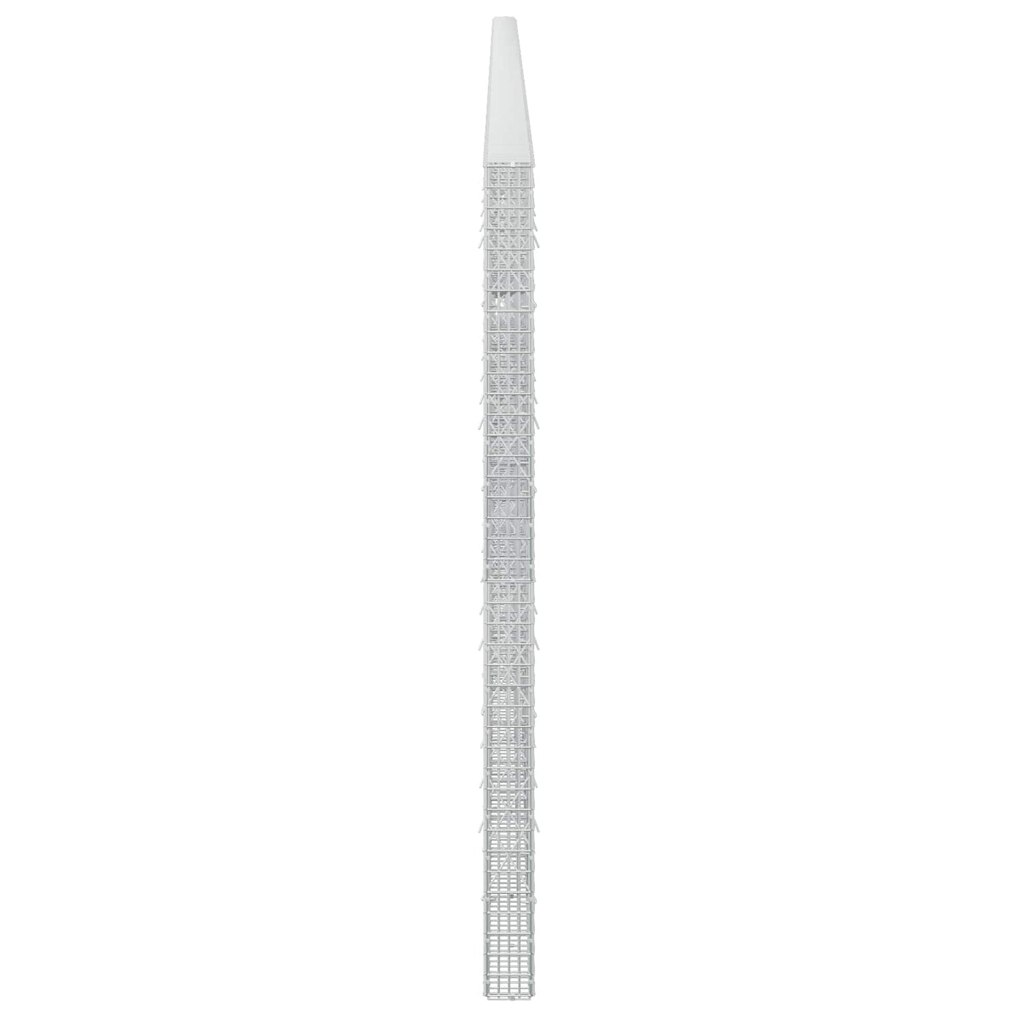 vidaXL Γκαμπιόν με σύρμα 5 mm και πλέγμα 5x2,5 cm 1200x10x200 εκ