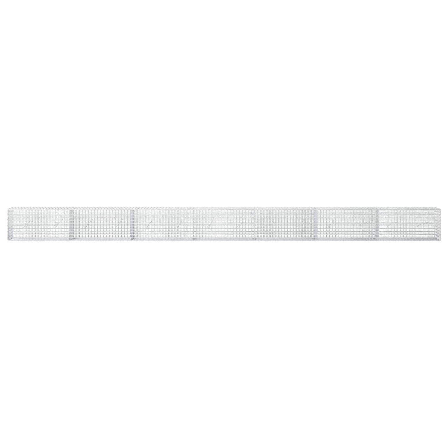 vidaXL Γκαμπιόν με σύρμα 5 mm και πλέγμα 5x2,5 cm 700x20x50 εκ