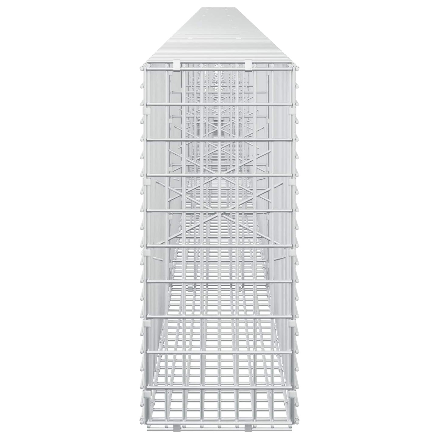 vidaXL Γκαμπιόν με σύρμα 5 mm και πλέγμα 5x2,5 cm 700x20x50 εκ