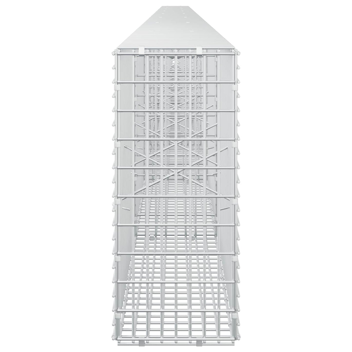 vidaXL Γκαμπιόν με σύρμα 5 mm και πλέγμα 5x2,5 cm 800x20x50 εκ