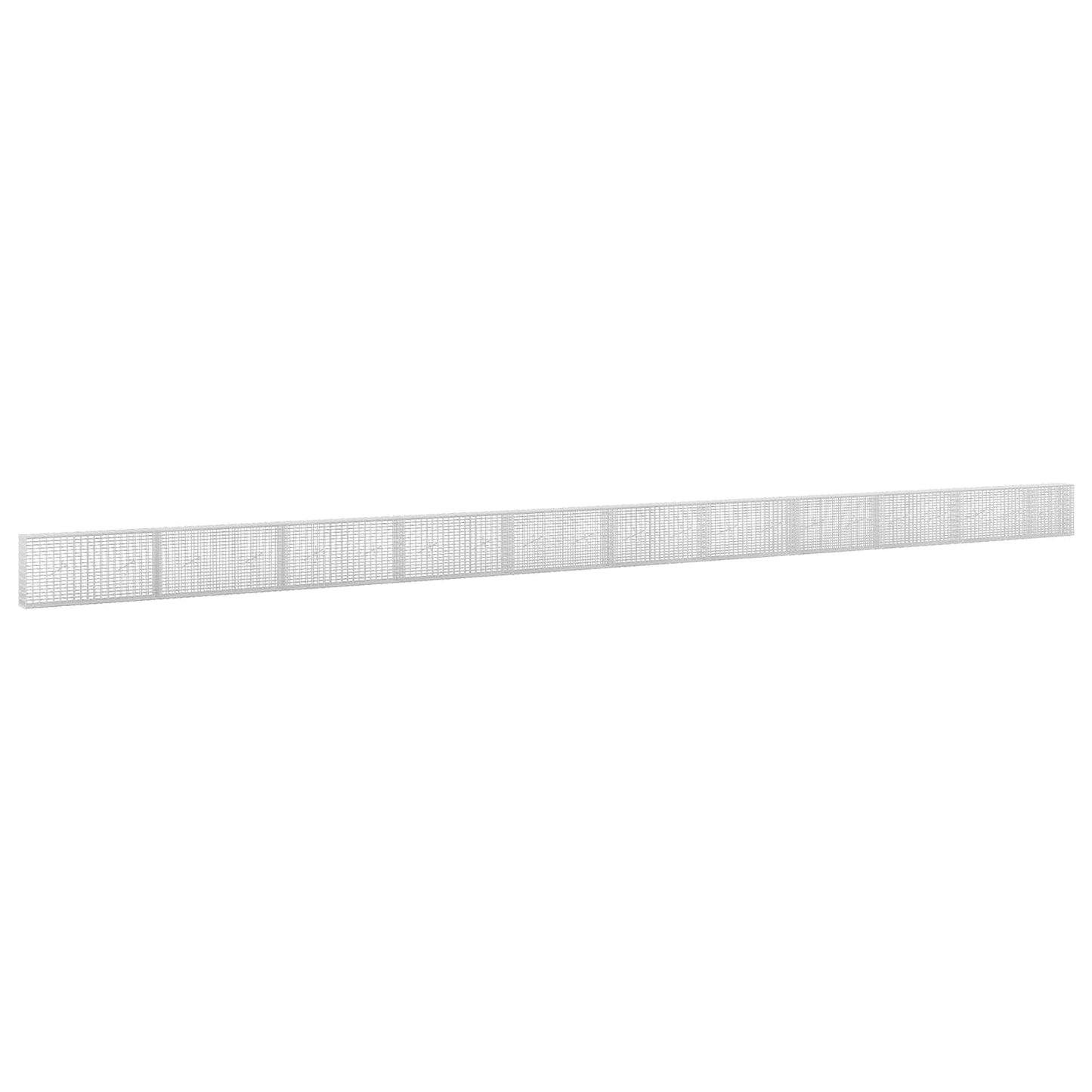 vidaXL Γκαμπιόν με σύρμα 5 mm και πλέγμα 5x2,5 cm 1050x20x50 εκ
