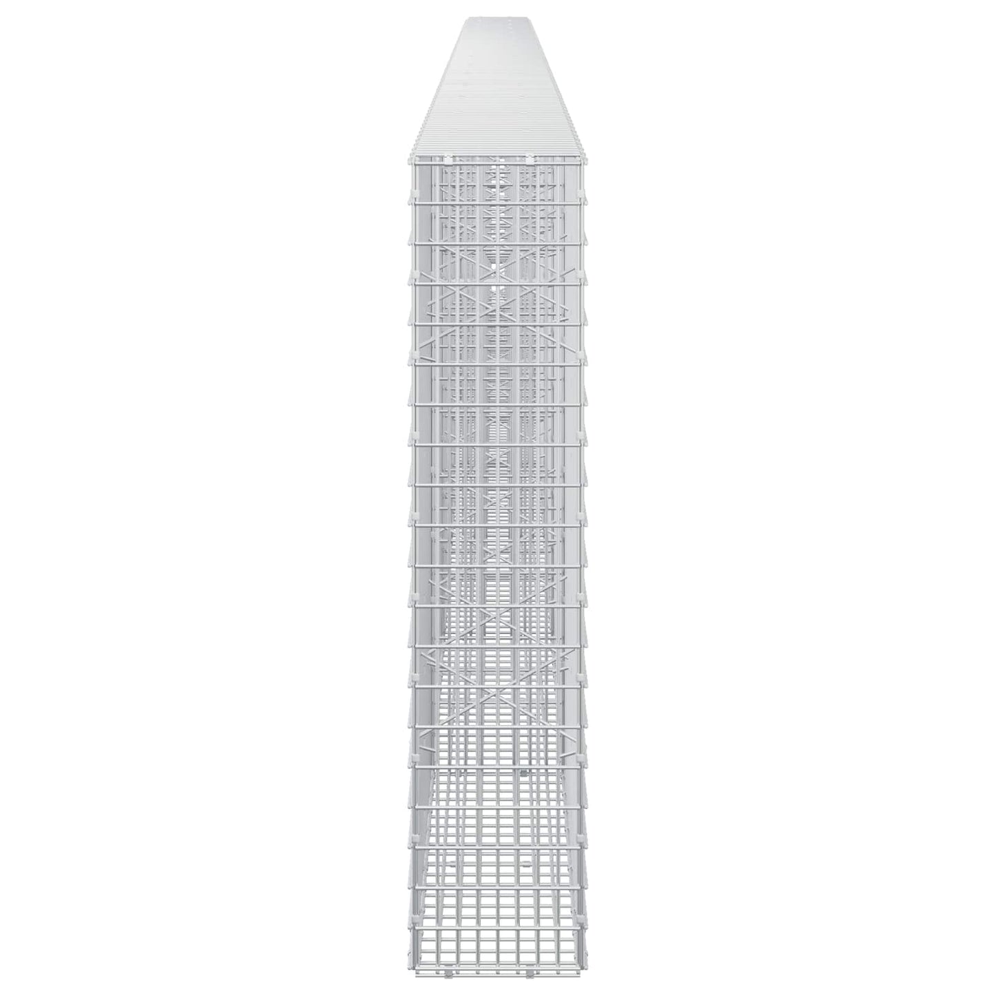 vidaXL Γκαμπιόν με σύρμα 5 mm και πλέγμα 5x2,5 cm 750x20x100 εκ