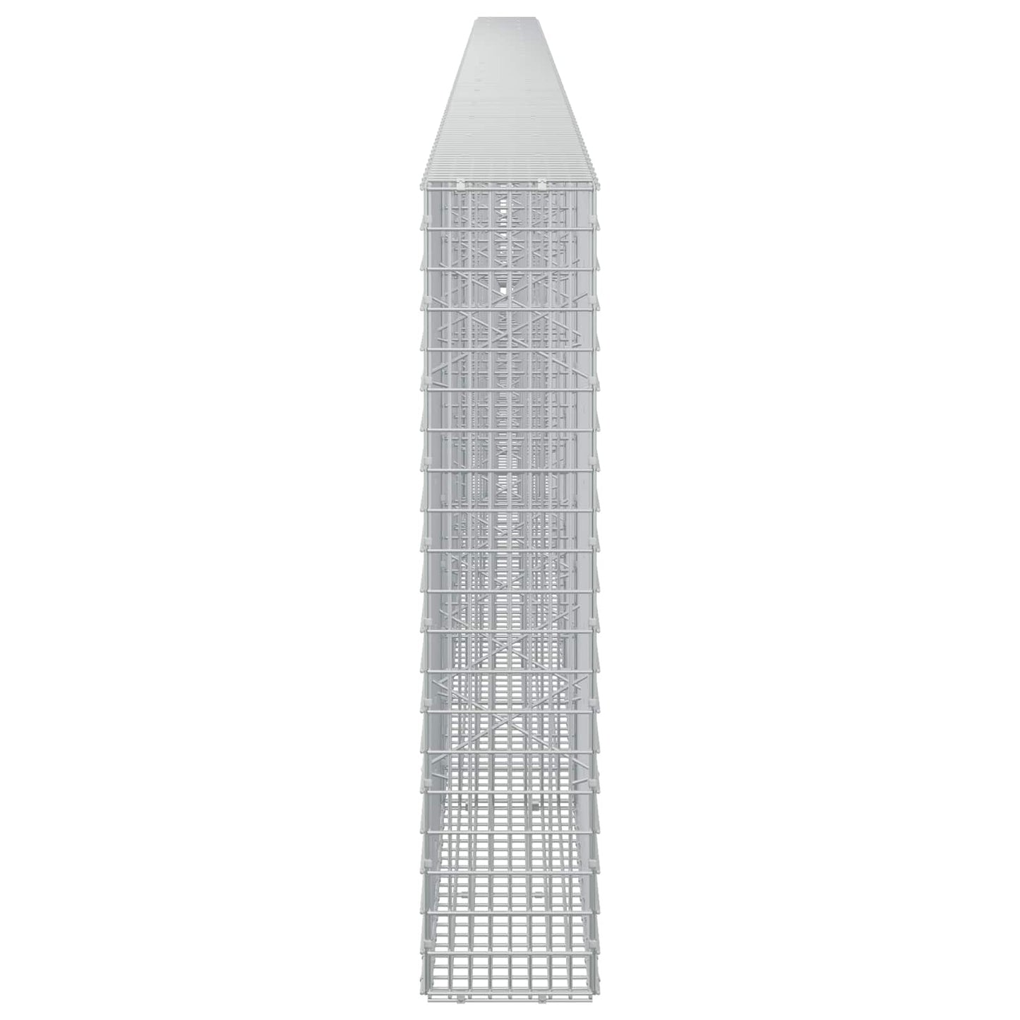 vidaXL Γκαμπιόν με σύρμα 5 mm και πλέγμα 5x2,5 cm 850x20x100 εκ