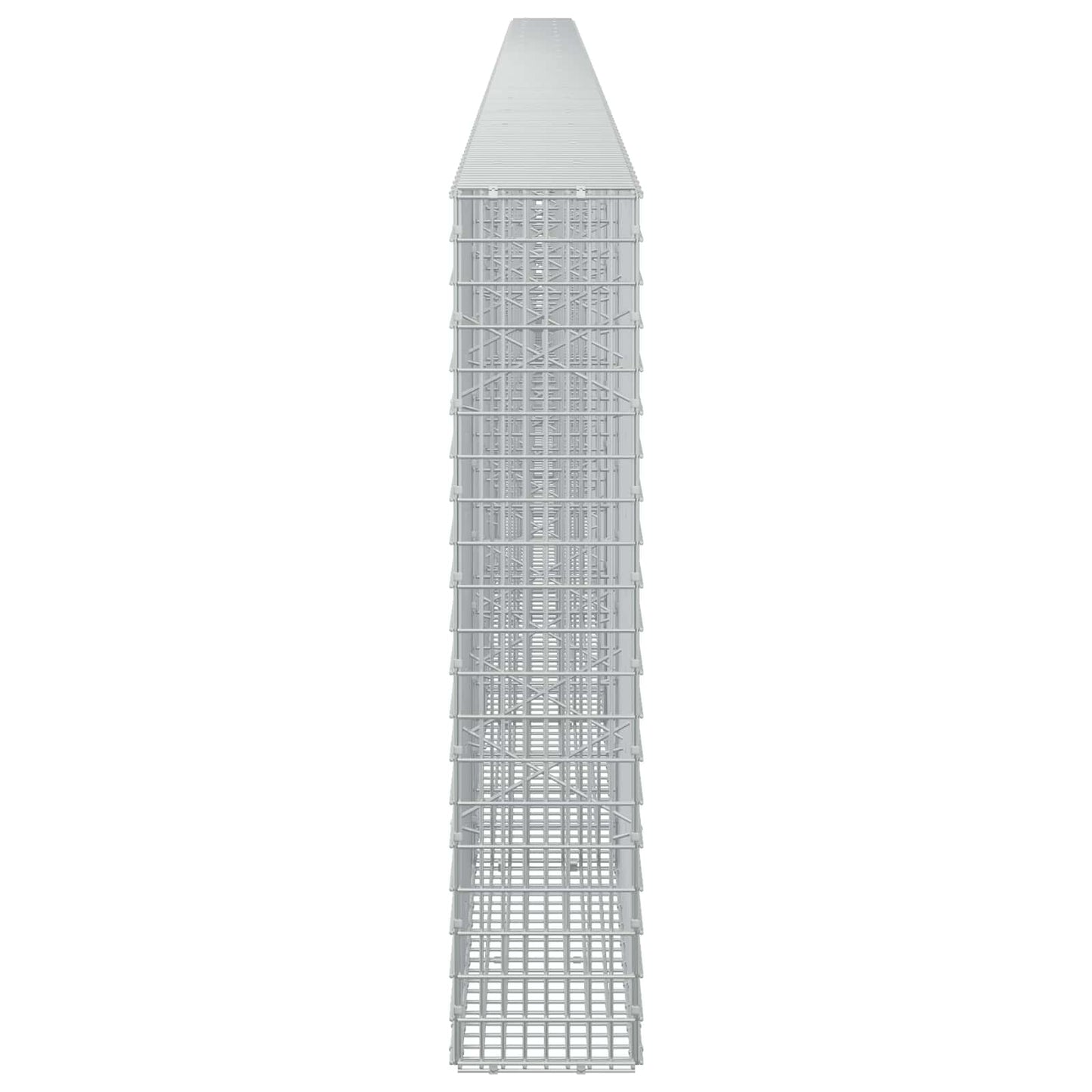 vidaXL Γκαμπιόν με σύρμα 5 mm και πλέγμα 5x2,5 cm 950x20x100 εκ.