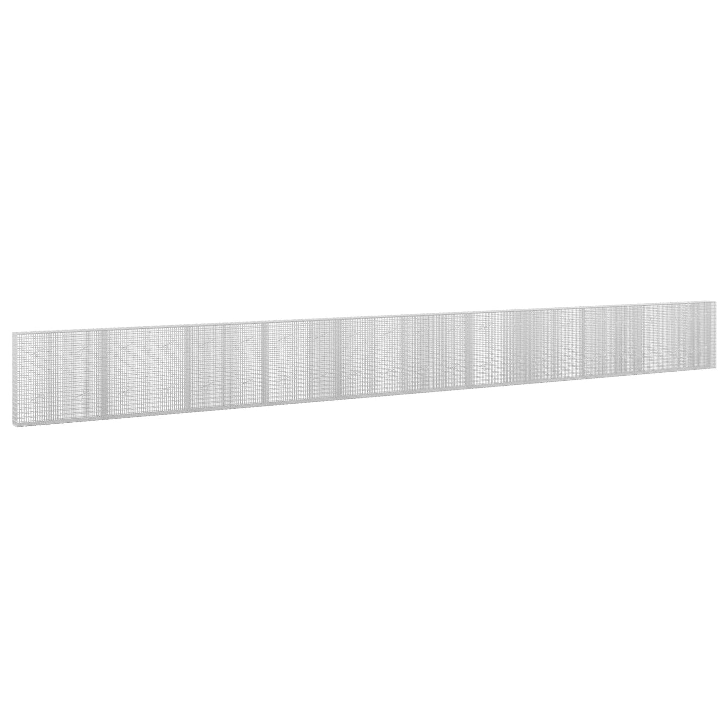 vidaXL Γκαμπιόν με σύρμα 5 mm και πλέγμα 5x2,5 cm 1050x20x100 εκ