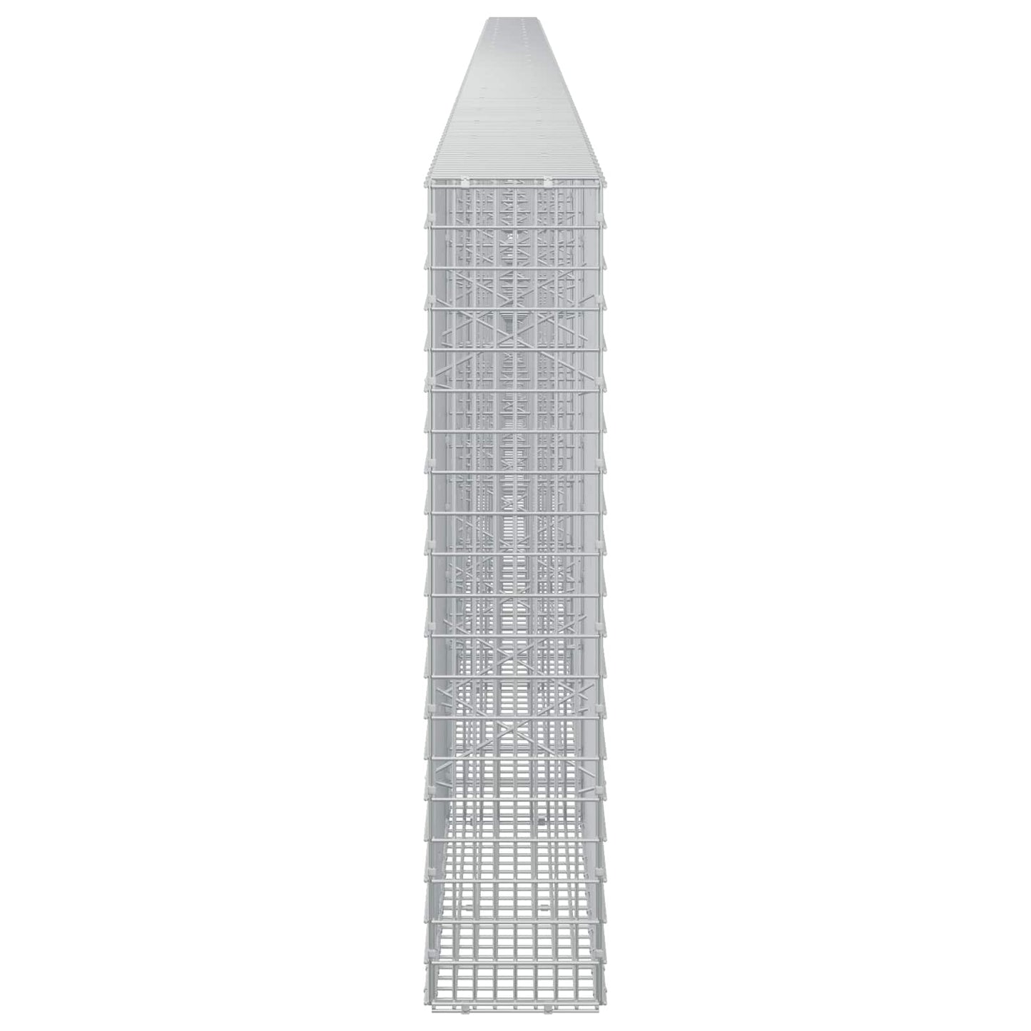 vidaXL Γκαμπιόν με σύρμα 5 mm και πλέγμα 5x2,5 cm 1150x20x100 εκ
