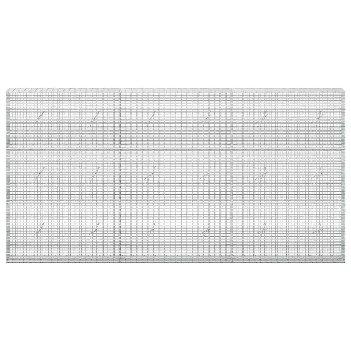 vidaXL Γκαμπιόν με σύρμα 5 mm και πλέγμα 5x2,5 cm 300x20x150 εκ