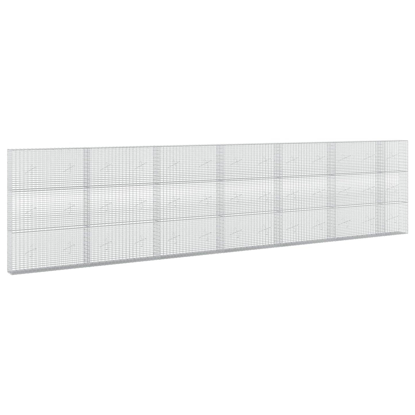 vidaXL Γκαμπιόν με σύρμα 5 mm και πλέγμα 5x2,5 cm 650x20x150 εκ