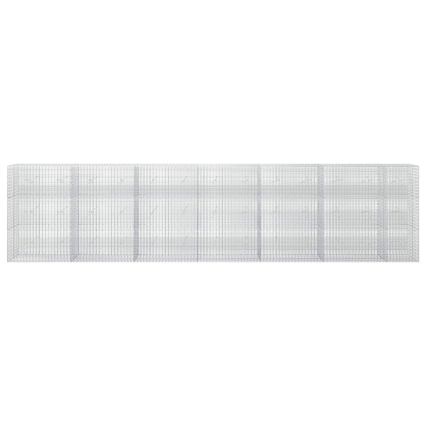 vidaXL Γκαμπιόν με σύρμα 5 mm και πλέγμα 5x2,5 cm 650x20x150 εκ