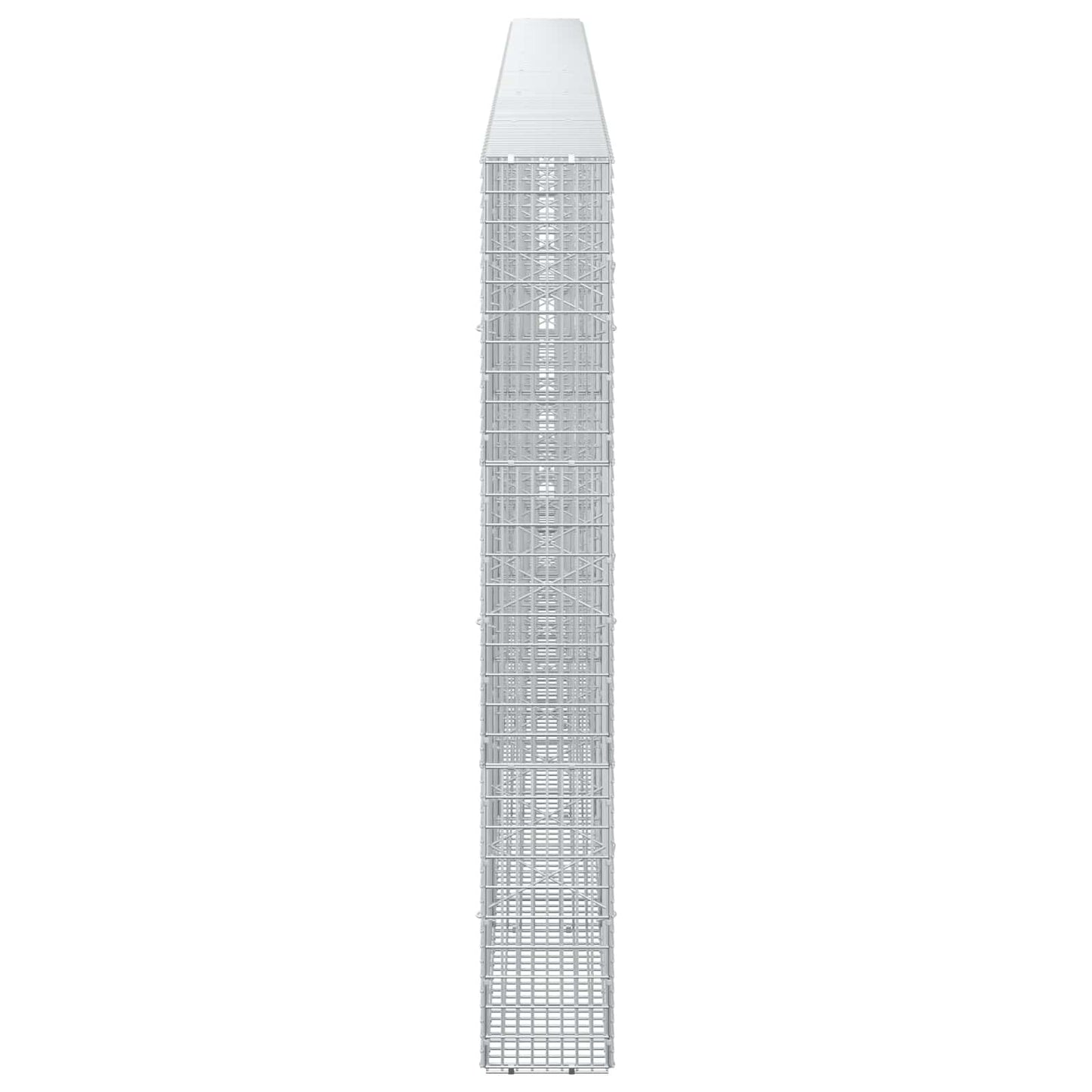 vidaXL Γκαμπιόν με σύρμα 5 mm και πλέγμα 5x2,5 cm 650x20x150 εκ