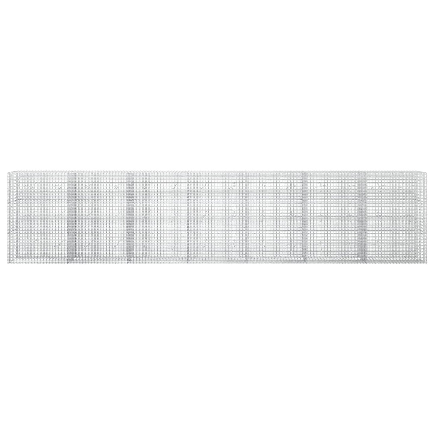 vidaXL Γκαμπιόν με σύρμα 5 mm και πλέγμα 5x2,5 cm 700x20x150 εκ