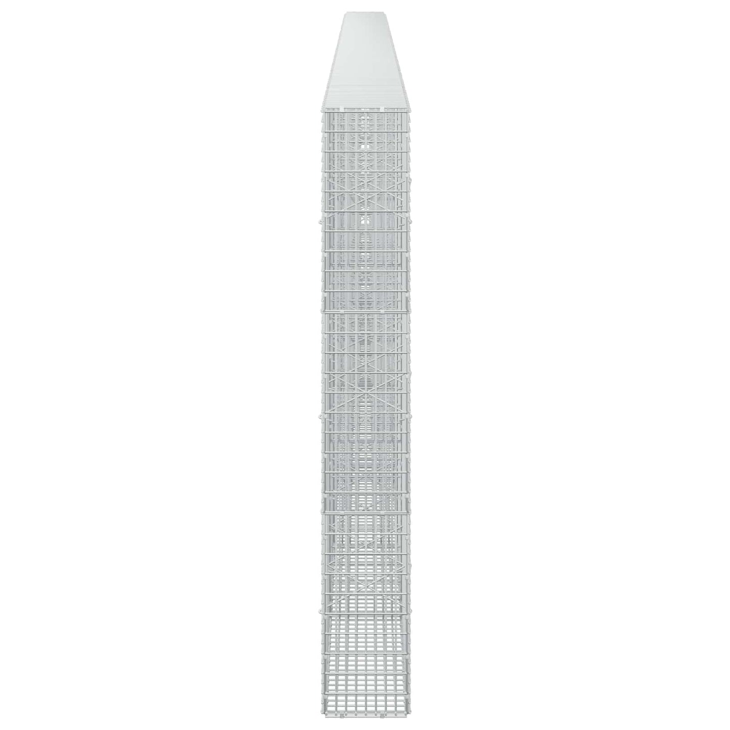vidaXL Γκαμπιόν με σύρμα 5 mm και πλέγμα 5x2,5 cm 850x20x150 εκ