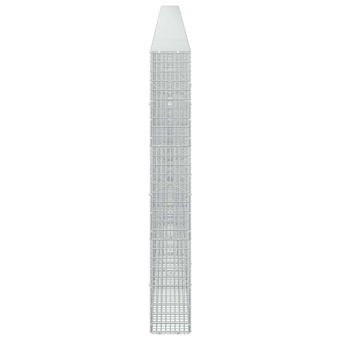 vidaXL Γκαμπιόν με σύρμα 5 mm και πλέγμα 5x2,5 cm 900x20x150 εκ.