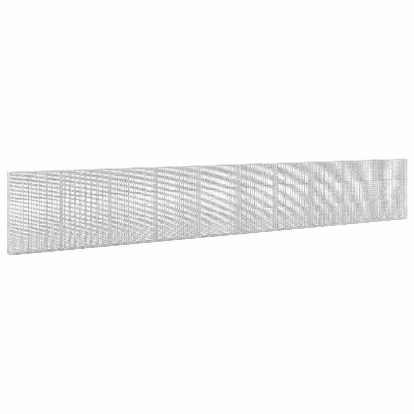 vidaXL Γκαμπιόν με σύρμα 5 mm και πλέγμα 5x2,5 cm 1000x20x150 εκ