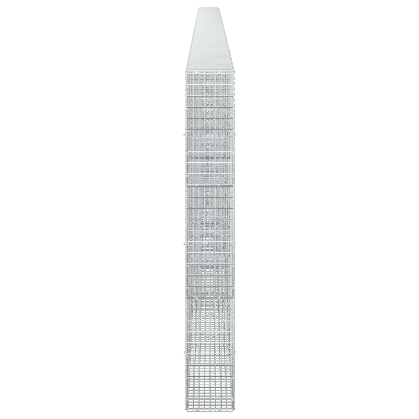 vidaXL Γκαμπιόν με σύρμα 5 mm και πλέγμα 5x2,5 cm 1000x20x150 εκ