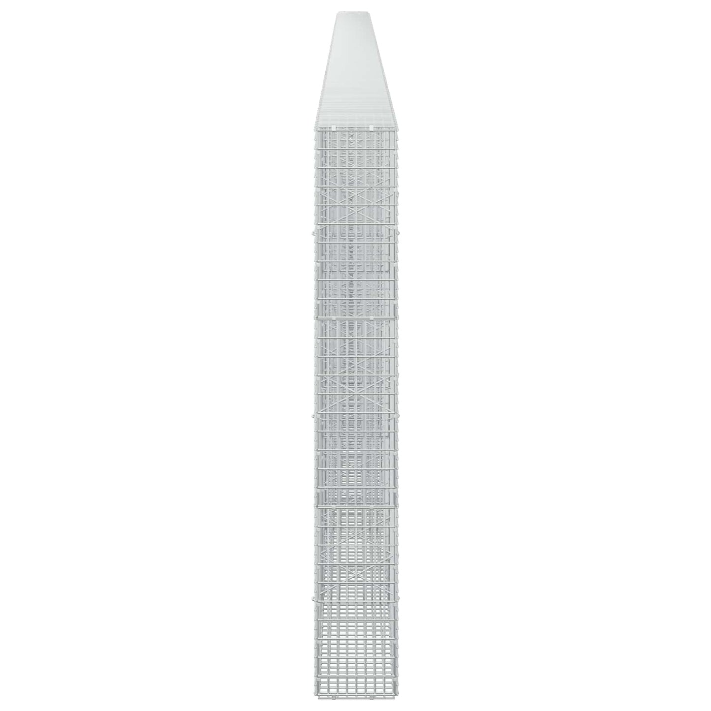 vidaXL Γκαμπιόν με σύρμα 5 mm και πλέγμα 5x2,5 cm 1150x20x150 εκ