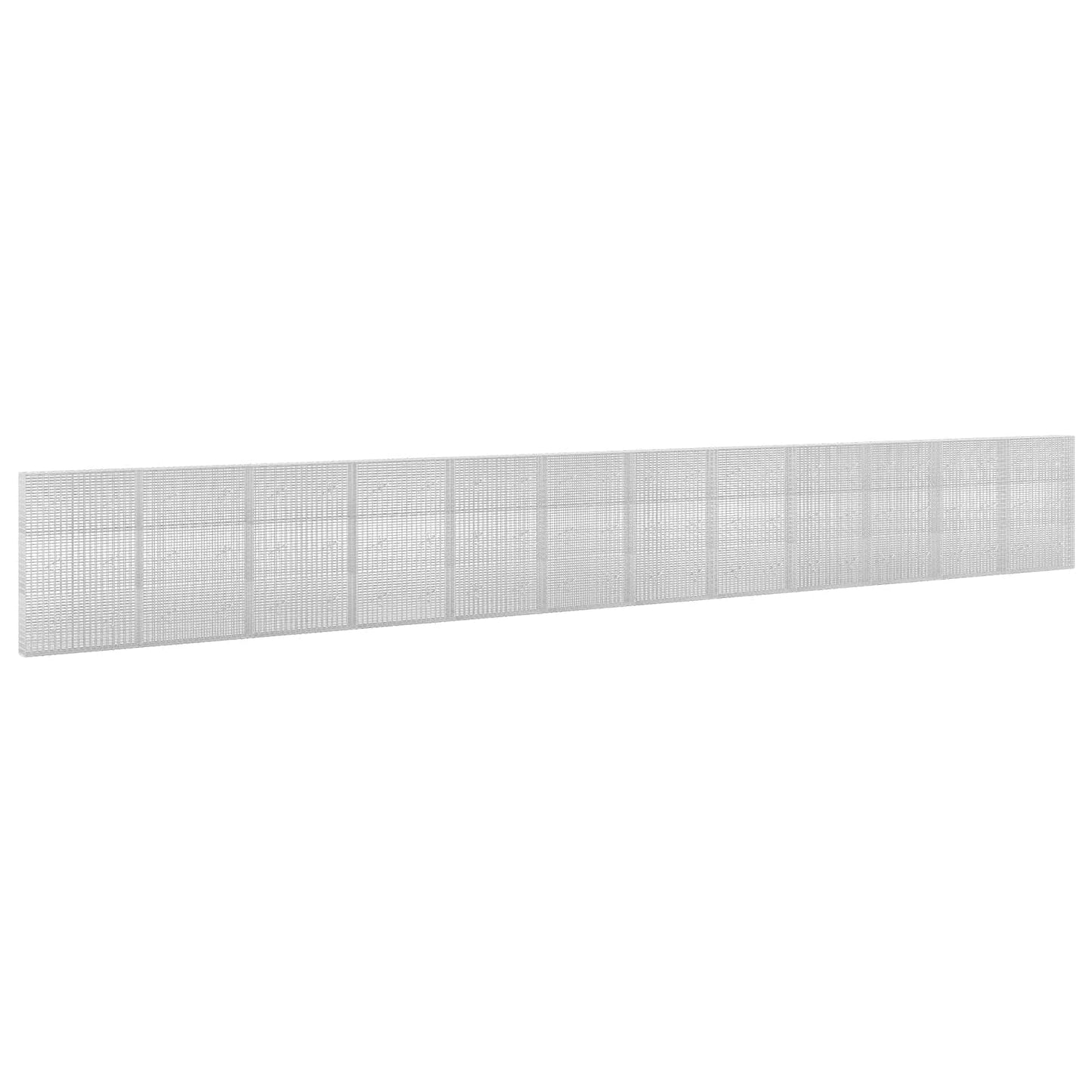vidaXL Γκαμπιόν με σύρμα 5 mm και πλέγμα 5x2,5 cm 1200x20x150 εκ