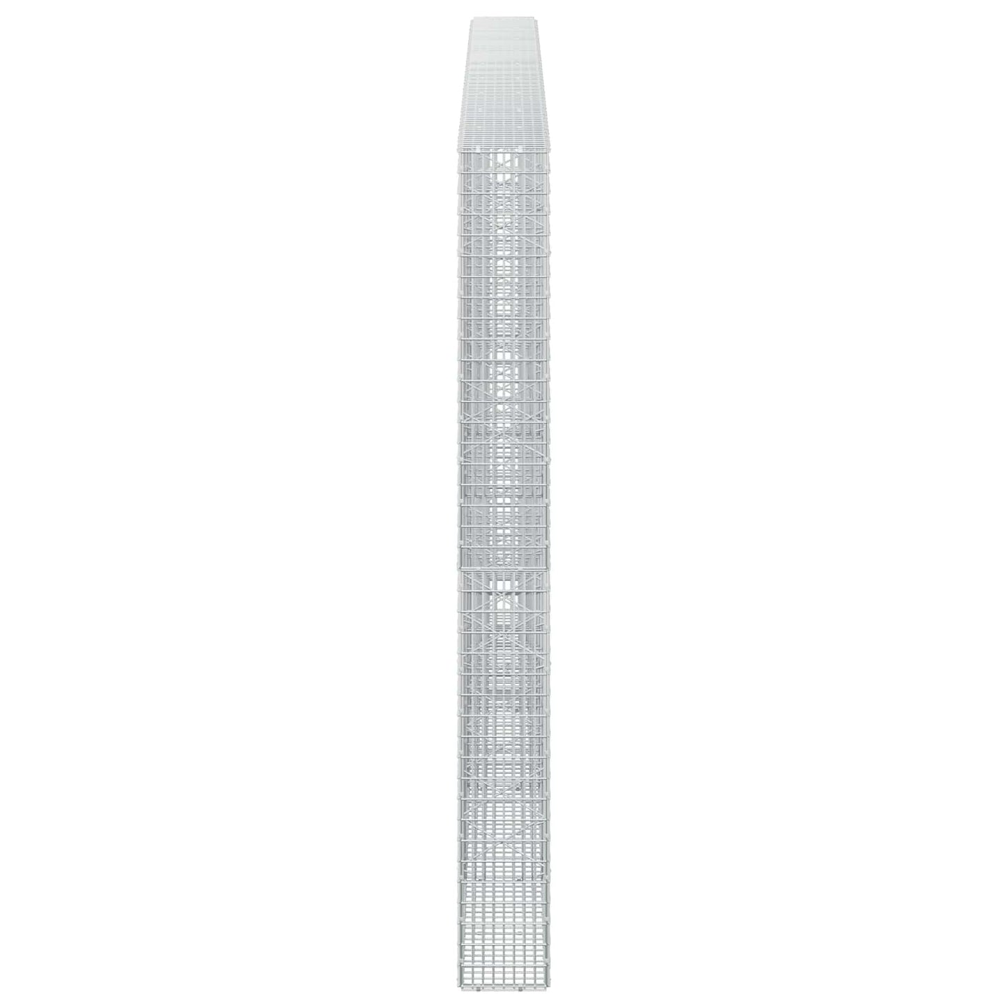 vidaXL Γκαμπιόν με σύρμα 5 mm και πλέγμα 5x2,5 cm 450x20x200 εκ