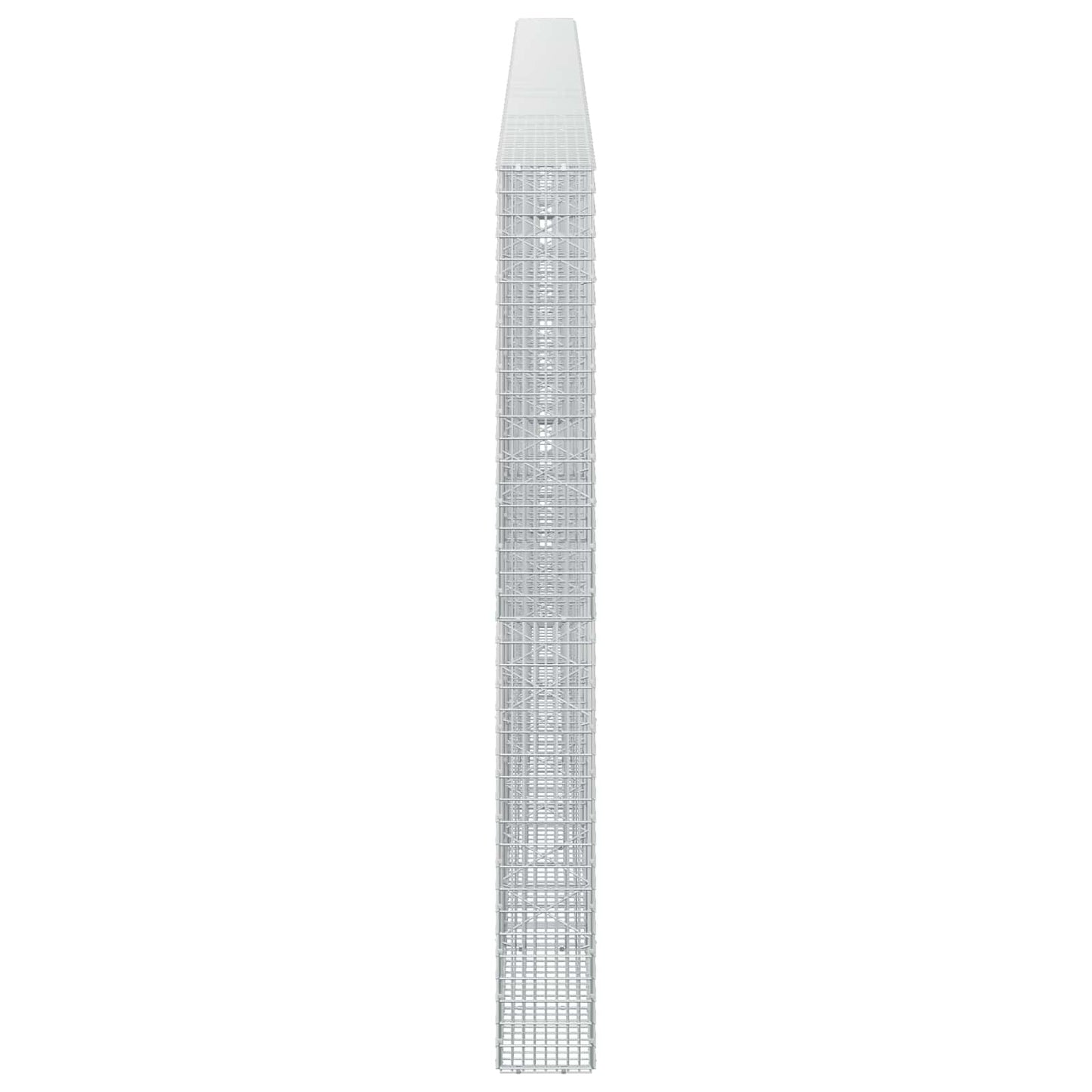 vidaXL Γκαμπιόν με σύρμα 5 mm και πλέγμα 5x2,5 cm 650x20x200 εκ