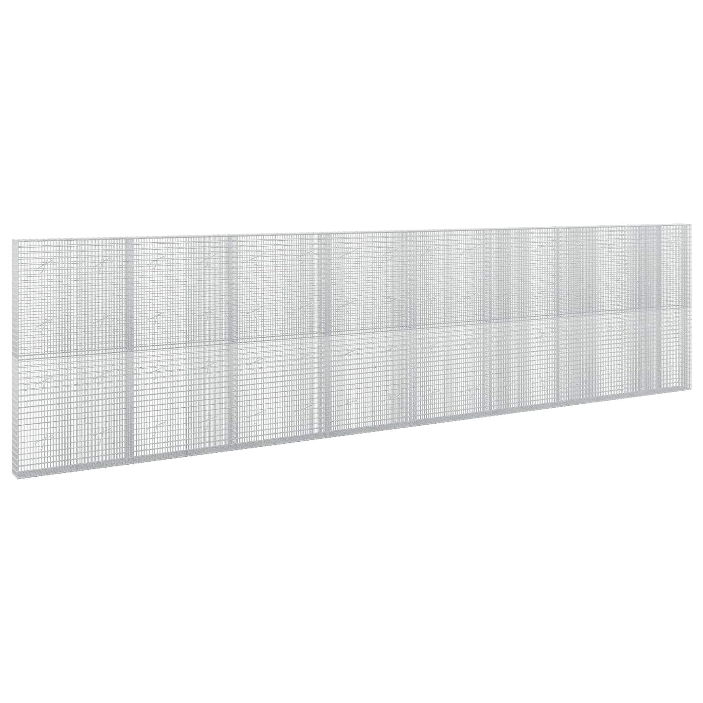 vidaXL Γκαμπιόν με σύρμα 5 mm και πλέγμα 5x2,5 cm 800x20x200 εκ.