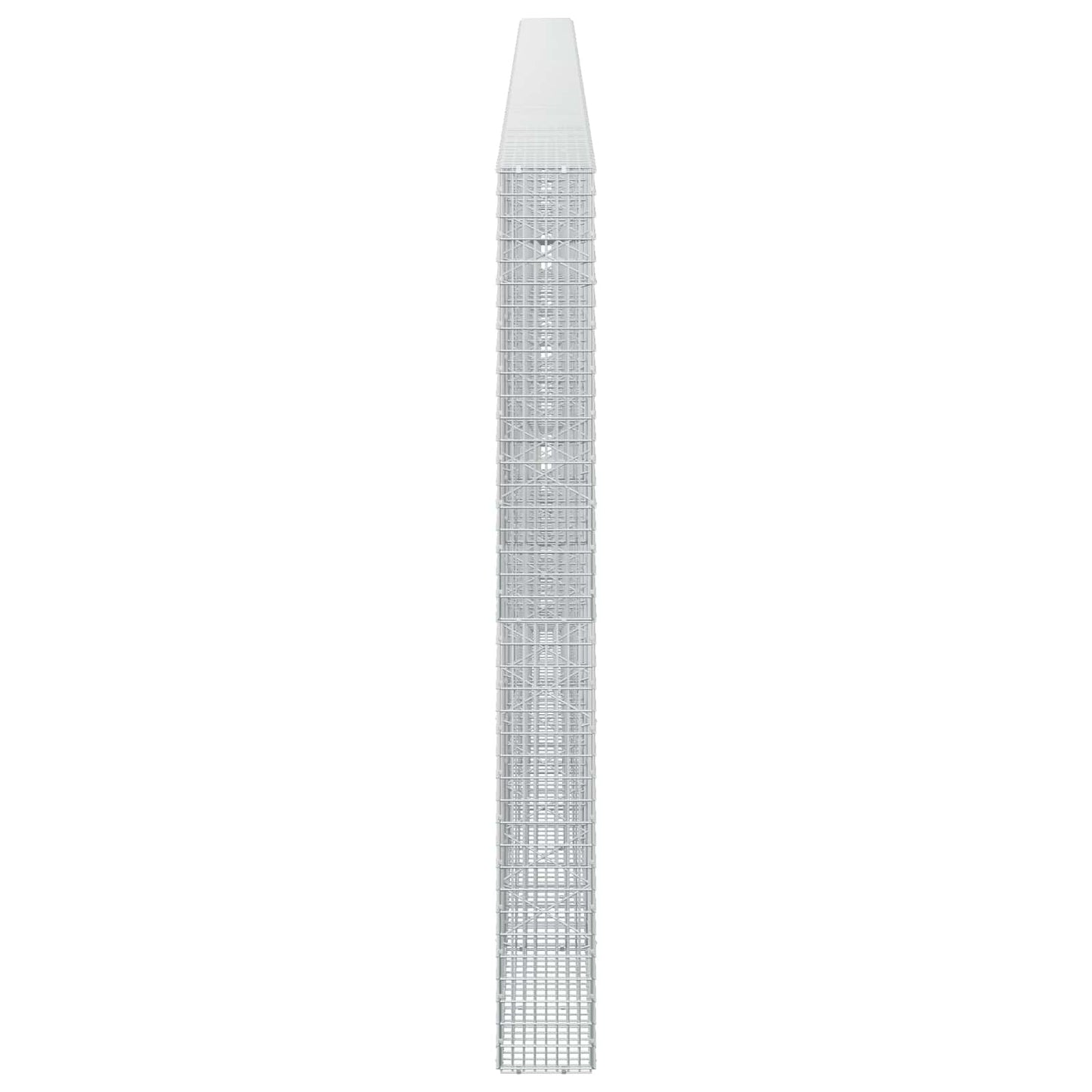 vidaXL Γκαμπιόν με σύρμα 5 mm και πλέγμα 5x2,5 cm 800x20x200 εκ.