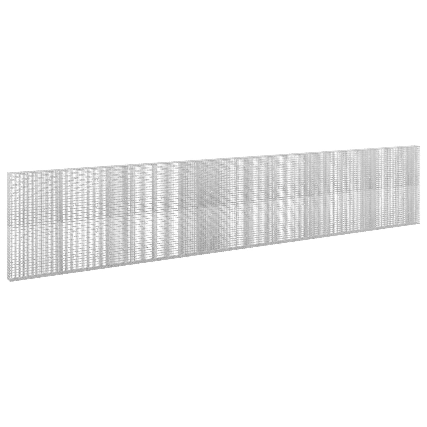 vidaXL Γκαμπιόν με σύρμα 5 mm και πλέγμα 5x2,5 cm 1050x20x200 εκ