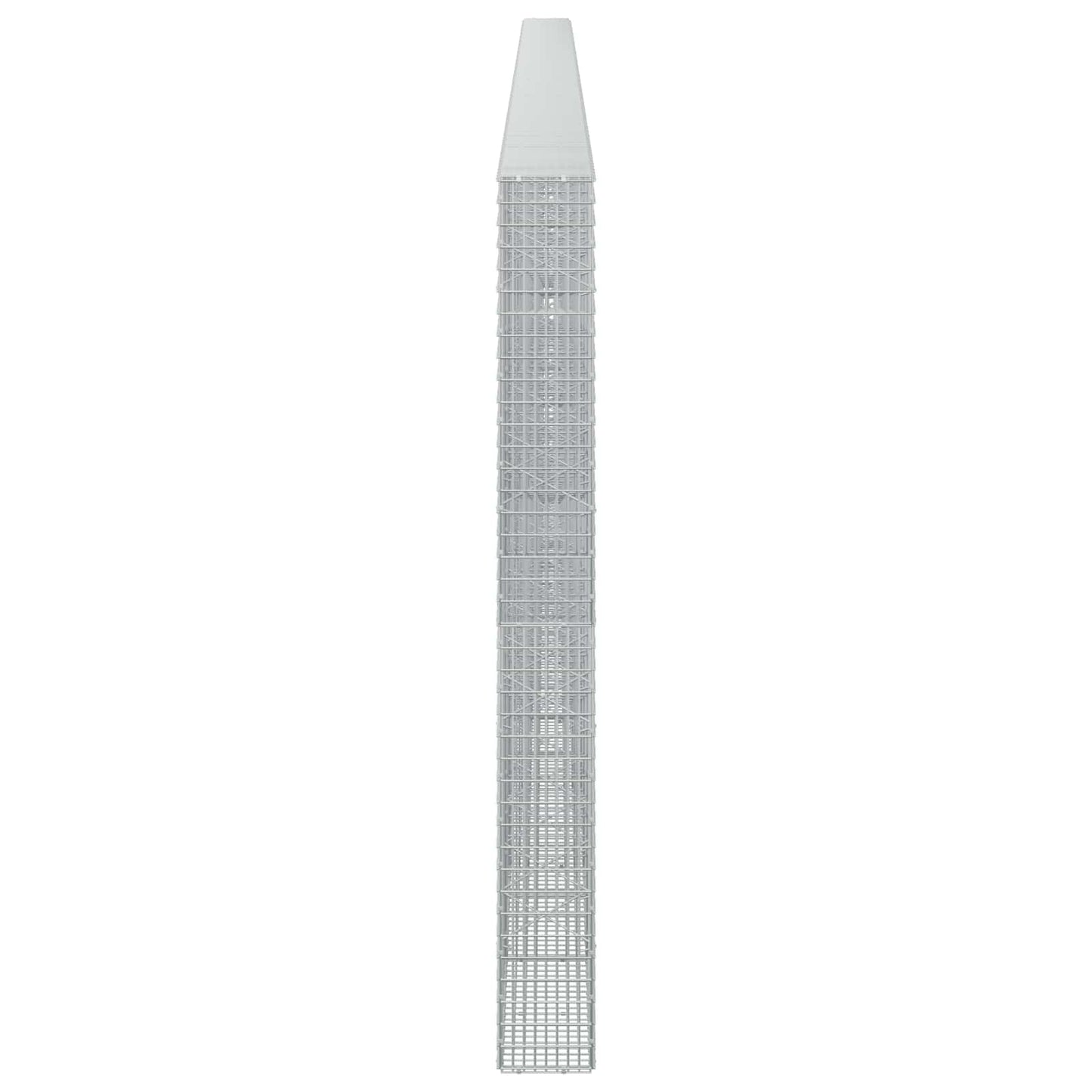 vidaXL Γκαμπιόν με σύρμα 5 mm και πλέγμα 5x2,5 cm 1050x20x200 εκ