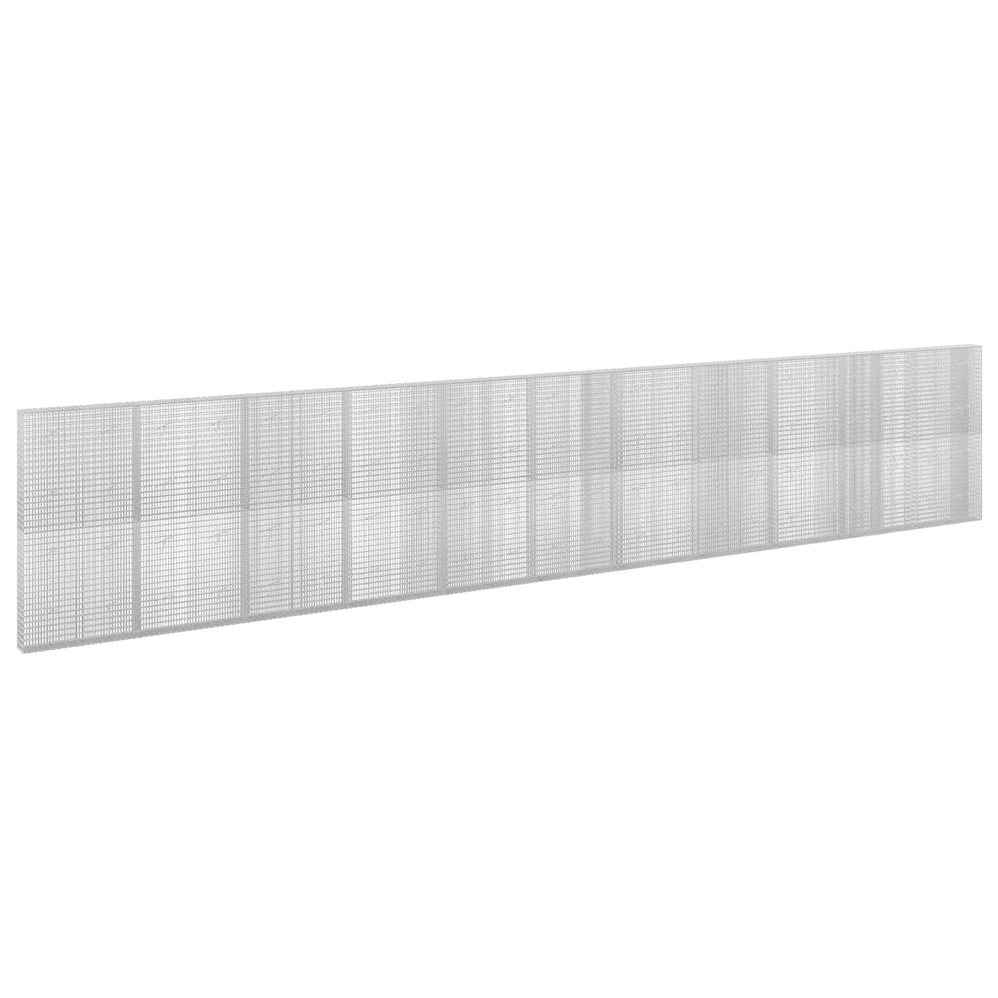 vidaXL Γκαμπιόν με σύρμα 5 mm και πλέγμα 5x2,5 cm 1100x20x200 εκ