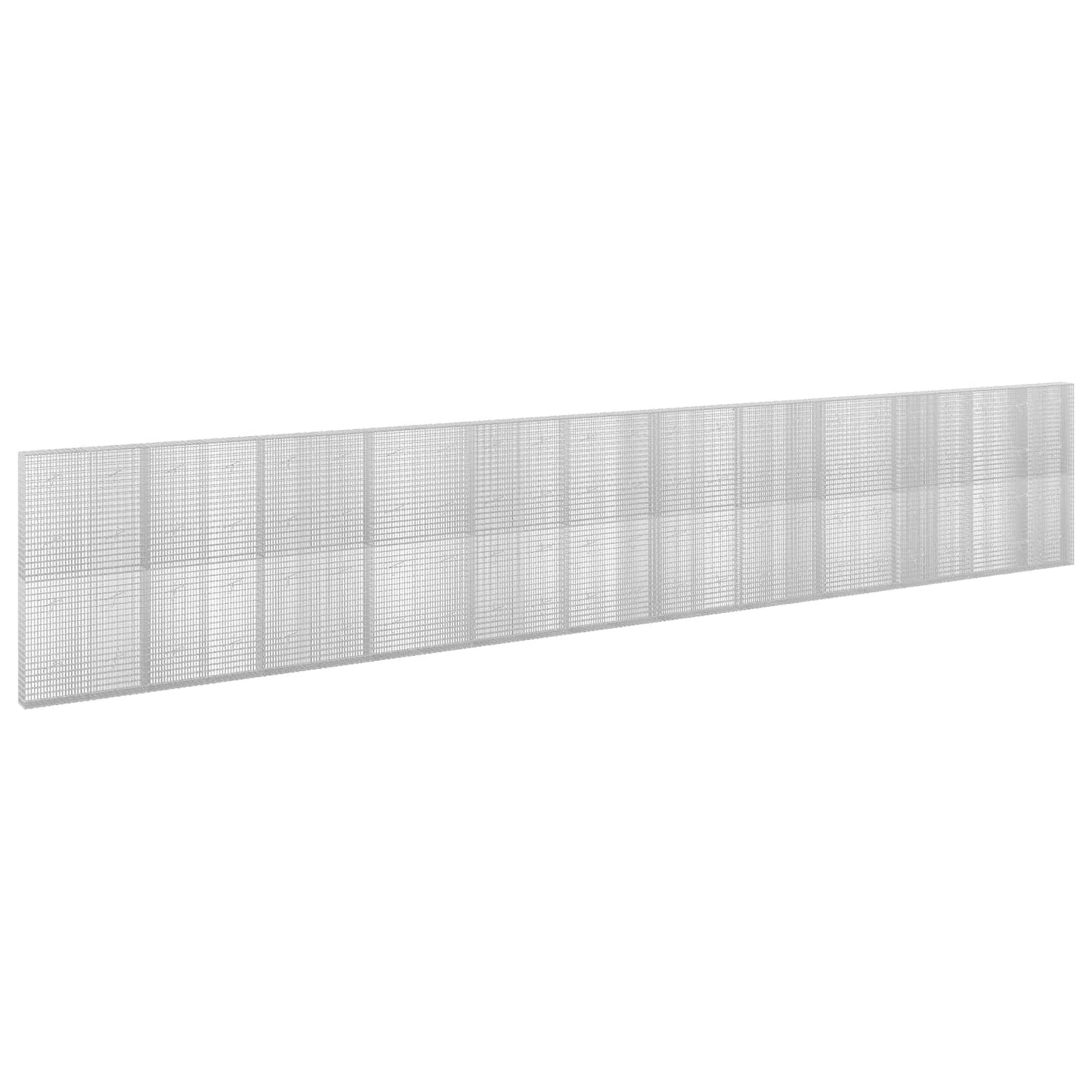 vidaXL Γκαμπιόν με σύρμα 5 mm και πλέγμα 5x2,5 cm 1150x20x200 εκ