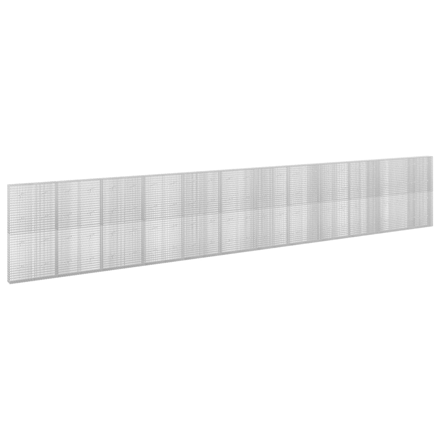 vidaXL Γκαμπιόν με σύρμα 5 mm και πλέγμα 5x2,5 cm 1200x20x200 εκ