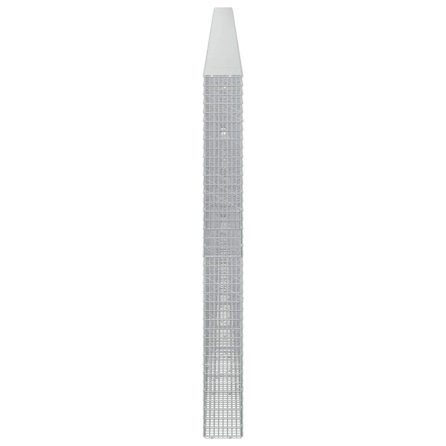 vidaXL Γκαμπιόν με σύρμα 5 mm και πλέγμα 5x2,5 cm 1200x20x200 εκ