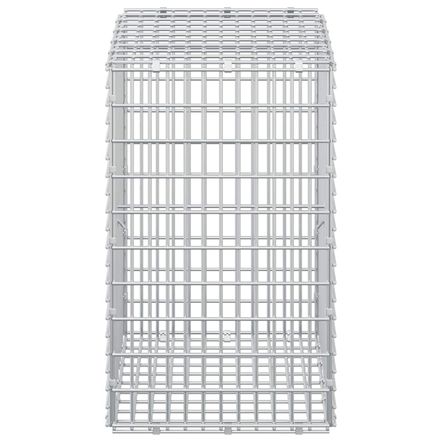 vidaXL Γκαμπιόν με σύρμα 5 mm και πλέγμα 5x2,5 cm 50x30x50 εκ.