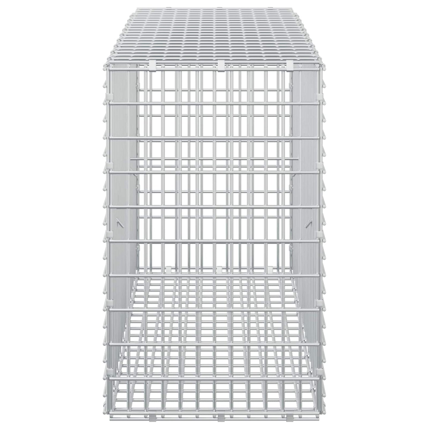vidaXL Γκαμπιόν με σύρμα 5 mm και πλέγμα 5x2,5 cm 100x30x50 εκ