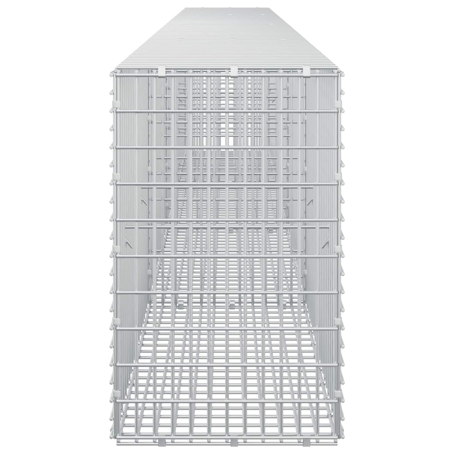 vidaXL Γκαμπιόν με σύρμα 5 mm και πλέγμα 5x2,5 cm 400x30x50 εκ