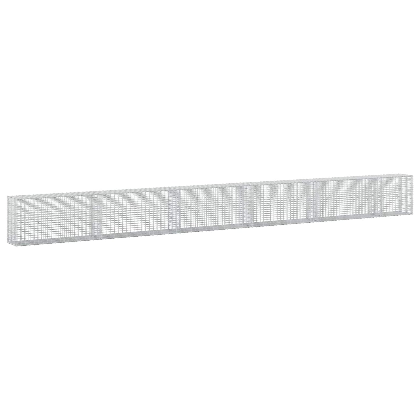 vidaXL Γκαμπιόν με σύρμα 5 mm και πλέγμα 5x2,5 cm 550x30x50 εκ