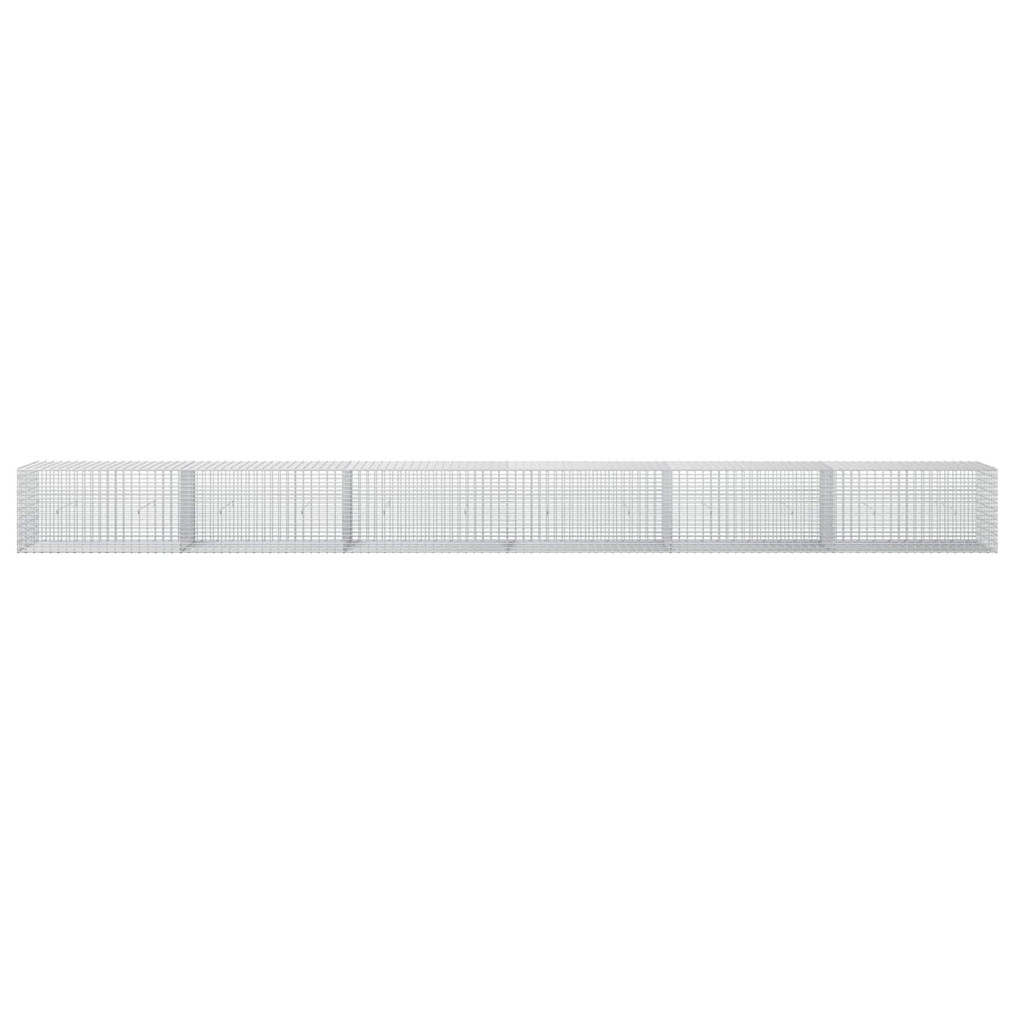 vidaXL Γκαμπιόν με σύρμα 5 mm και πλέγμα 5x2,5 cm 600x30x50 εκ