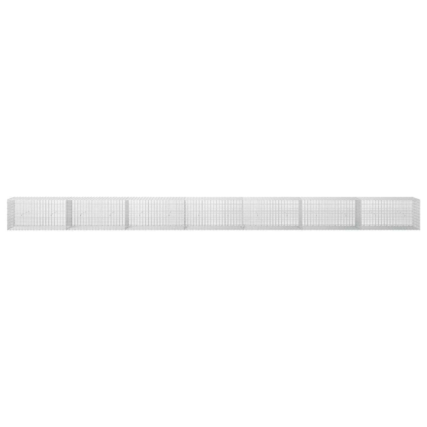 vidaXL Γκαμπιόν με σύρμα 5 mm και πλέγμα 5x2,5 cm 700x30x50 εκ.
