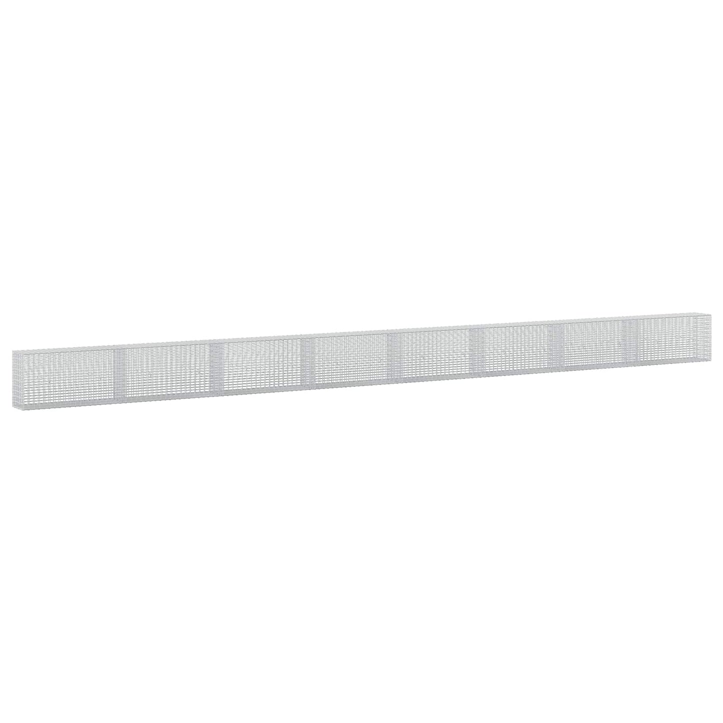 vidaXL Γκαμπιόν με σύρμα 5 mm και πλέγμα 5x2,5 cm 800x30x50 εκ