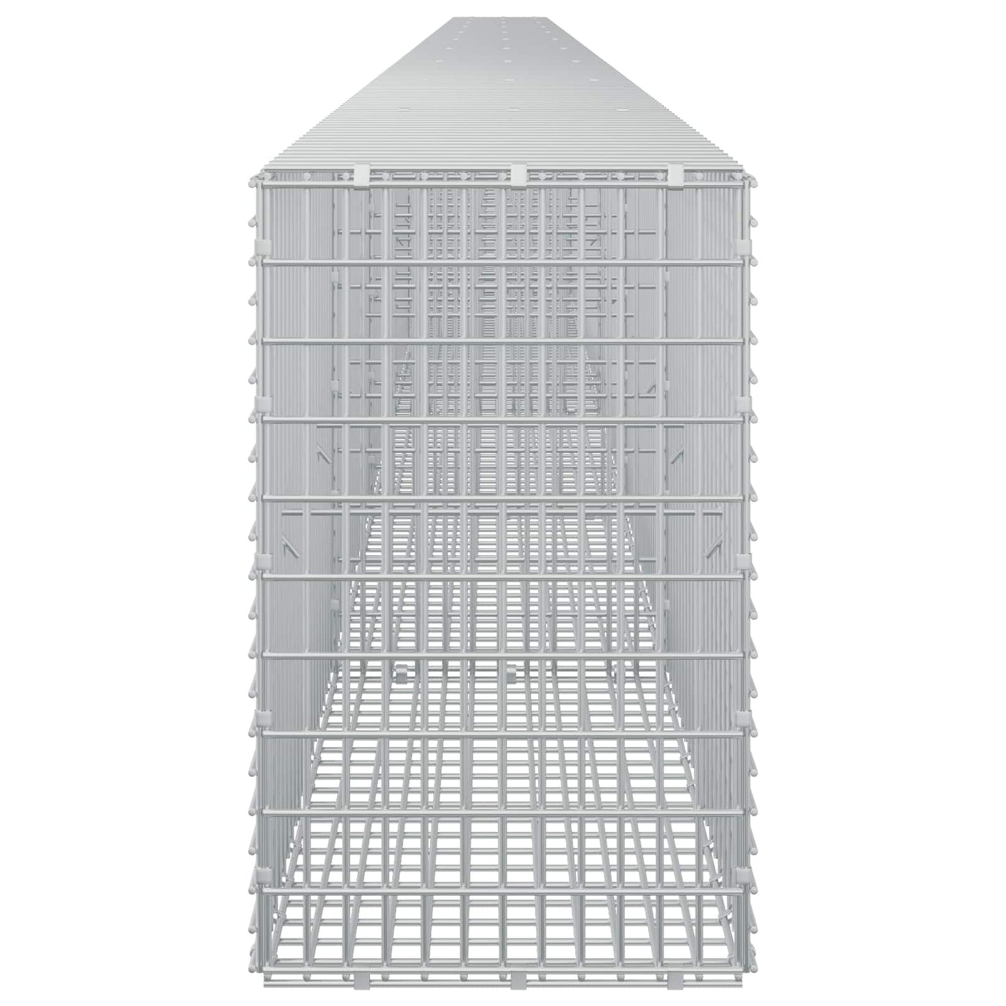 vidaXL Γκαμπιόν με σύρμα 5 mm και πλέγμα 5x2,5 cm 1050x30x50 εκ