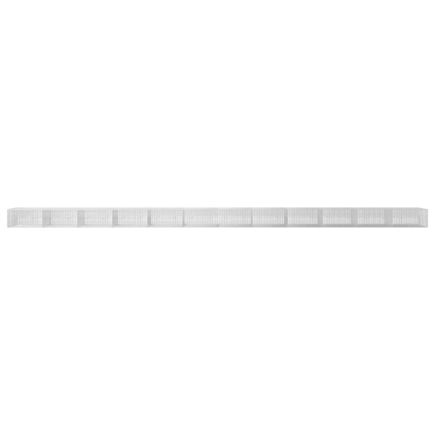 vidaXL Γκαμπιόν με σύρμα 5 mm και πλέγμα 5x2,5 cm 1200x30x50 εκ