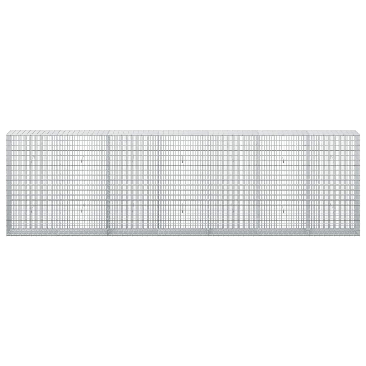 vidaXL Γκαμπιόν με σύρμα 5 mm και πλέγμα 5x2,5 cm 350x30x100 εκ