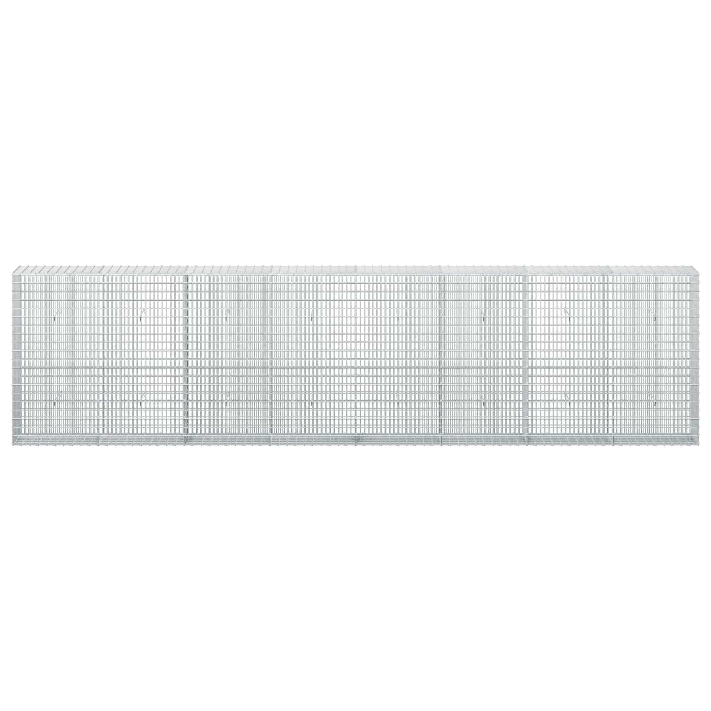 vidaXL Γκαμπιόν με σύρμα 5 mm και πλέγμα 5x2,5 cm 400x30x100 εκ