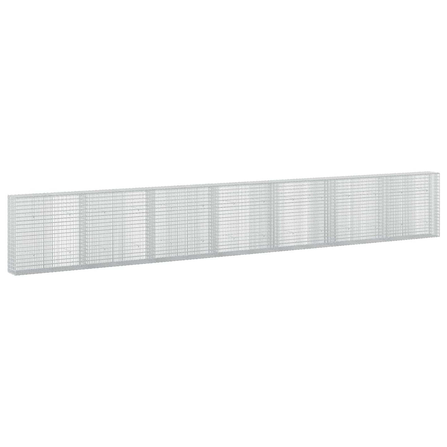 vidaXL Γκαμπιόν με σύρμα 5 mm και πλέγμα 5x2,5 cm 700x30x100 εκ