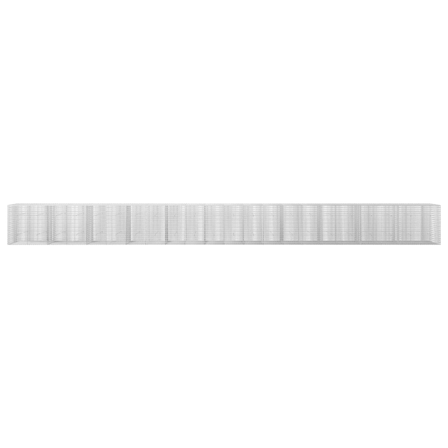 vidaXL Γκαμπιόν με σύρμα 5 mm και πλέγμα 5x2,5 cm 1100x30x100 εκ